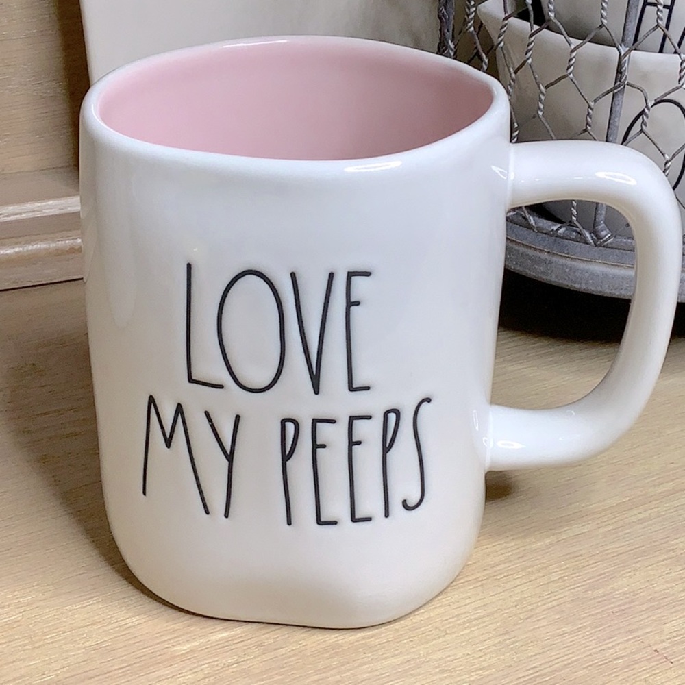 🆕 Rae Dunn LOVE MY PEEPS Easter Spring Coffee/Tea/Cocoa mug